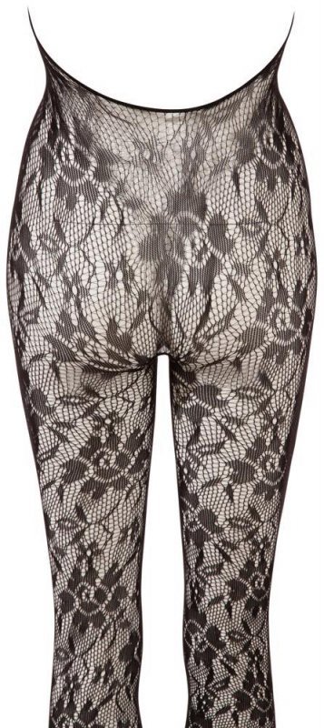 Seksowny bodystocking kombinezon z perłami  L/XL