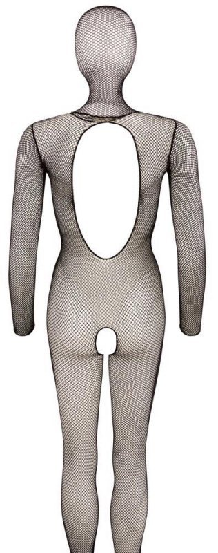 Uwodzicielski bodystocking kombinezon z zakrytą twarzą S-L