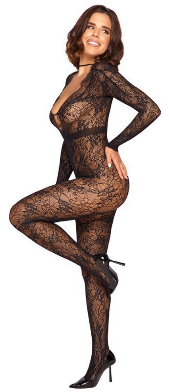 Seksowny kombinezon catsuit z długim rękawem Fantasy Cottelli S-L