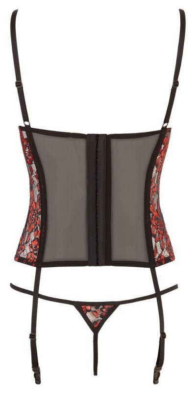 Śliczny sex gorset fiszbiny + stringi Cottelli 85C/L