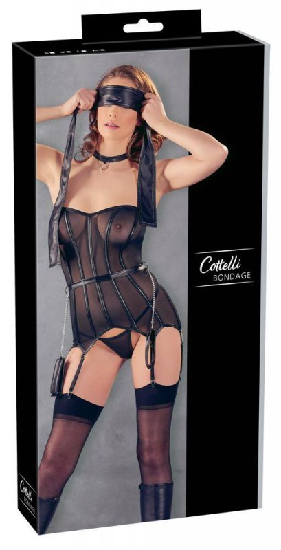 Kuszący gorset erotyczny Cottelli Bondage XL
