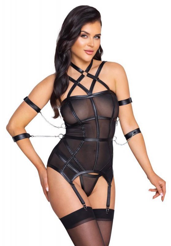 Seksowna bielizna bdsm paski Cottelli S