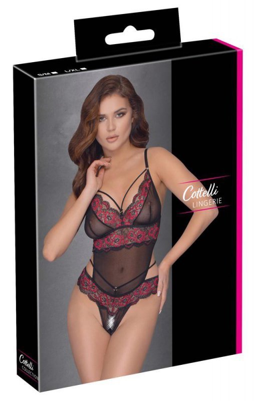 Sexy erotyczne koronkowe body Cottelli S/M
