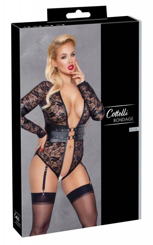 Sex bielizna erotyczna body Cottelli 3XL