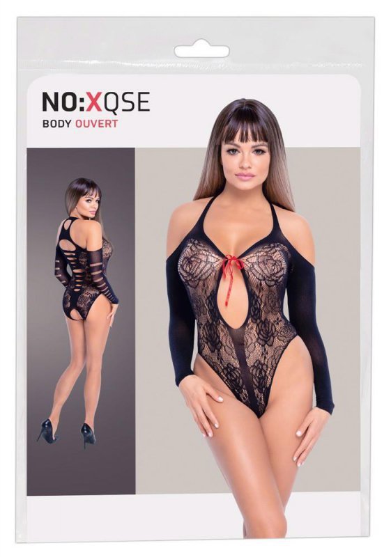 Kuszące body erotyczne z długim rękawem S-L