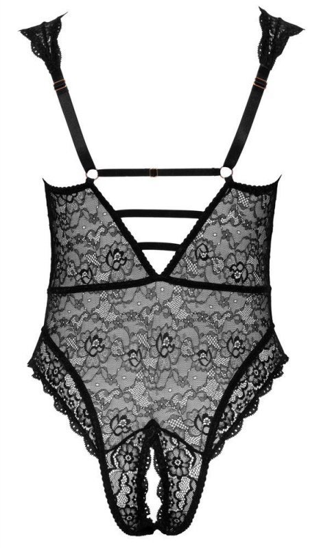 Bielizna erotyczna body z wiązaniami Cottelli 95E/2XL