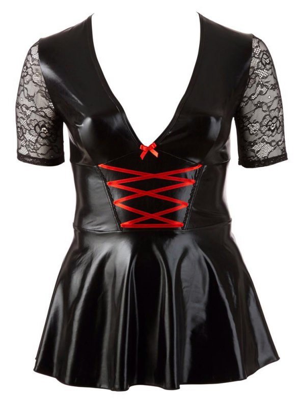 Seksowna sukienka rozkloszowana mini Cottelli  XL