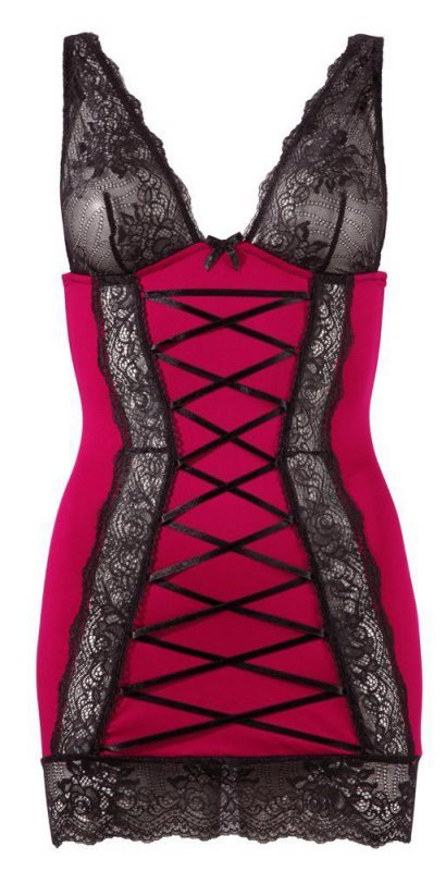 Seksowna obcisła koszulka babydoll Cottelli  S