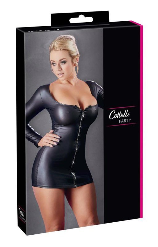 Dopasowana seksowna sukienka mini Cottelli XL