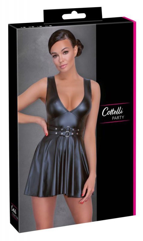 Sexy sukienka mini rozkloszowana Cottelli S