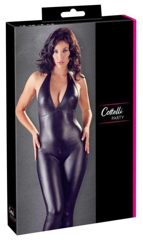 Kombinezon erotyczny wetlook catsuit Cottelli  M