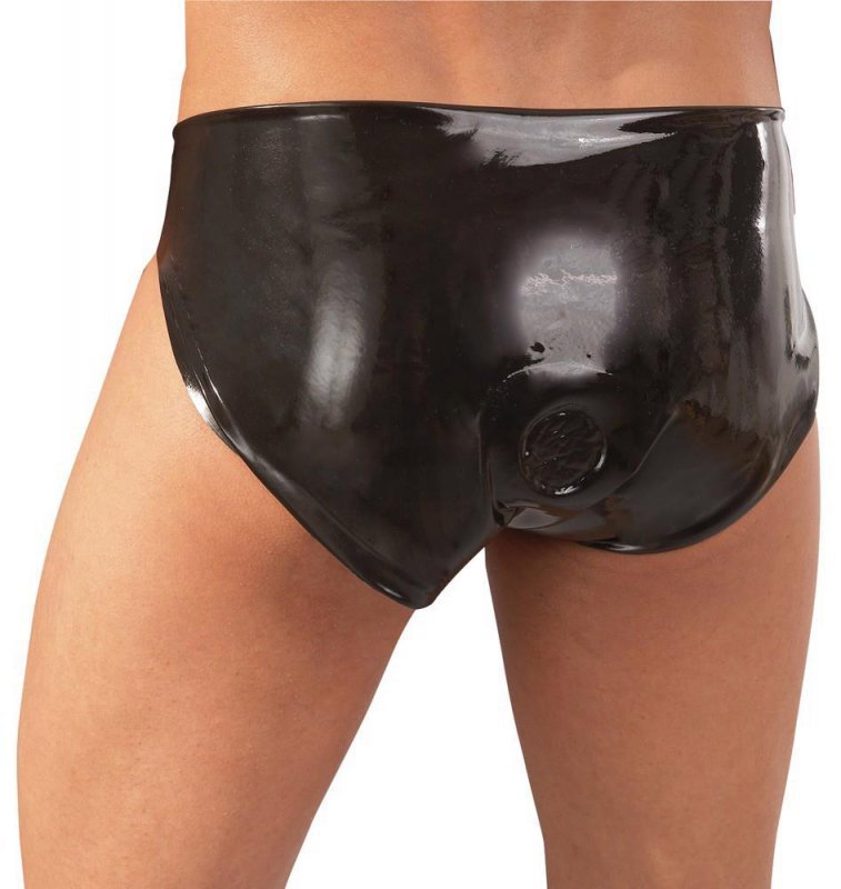 Latex Men&#039;s Briefs black M/L