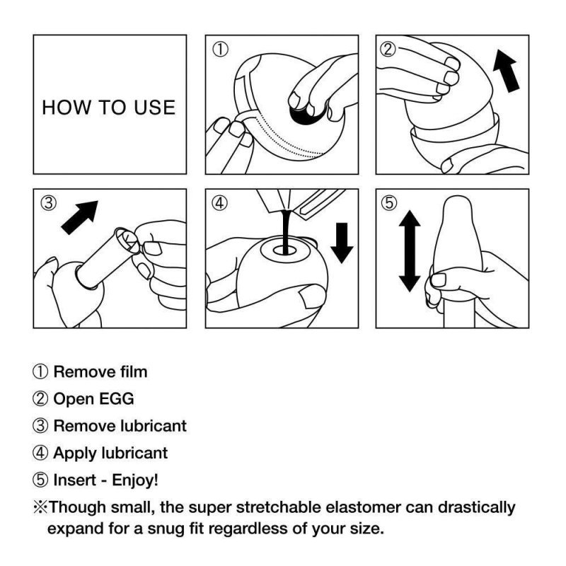 Jednorazowy masturbator Tenga Egg Wind Single