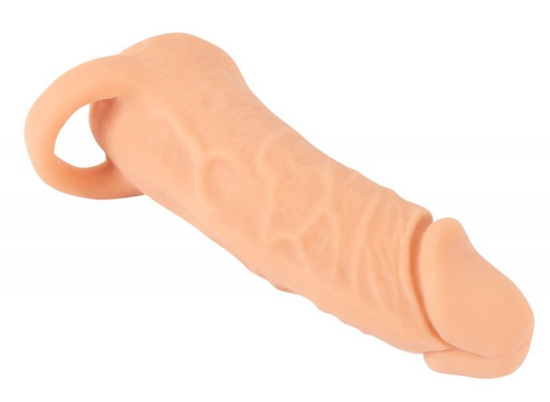 Masturbator przedłużka penisa Nature Skin Extender Medium 18,5 cm