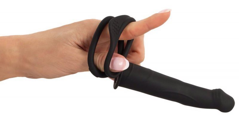 Podwójny dodatkowy penis nakładka Wibracje RC Double Fucker