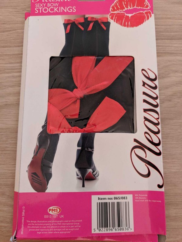 Pleasure sexy bow stockings