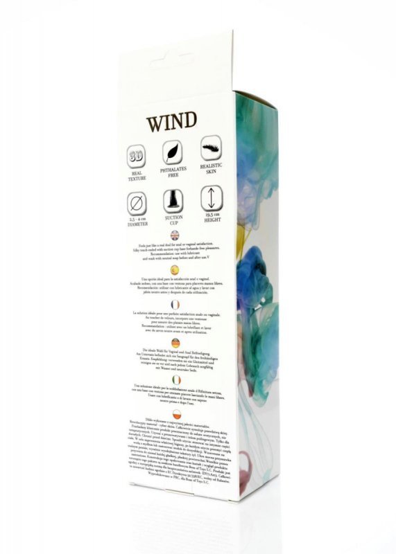 Dildo z przyssawką WIND dildo