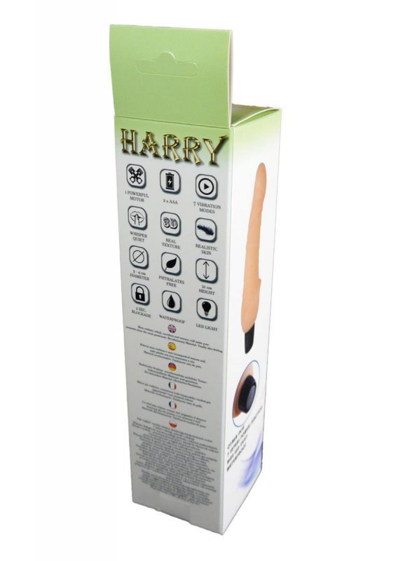Realistyczny wibrator z cyber skóry sex masażer  21 cm