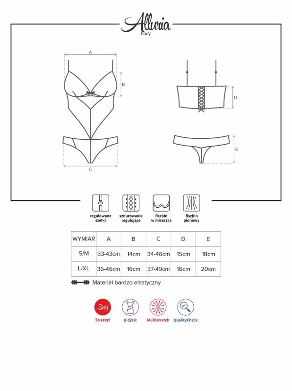 Obsessive Alluria body L/XL