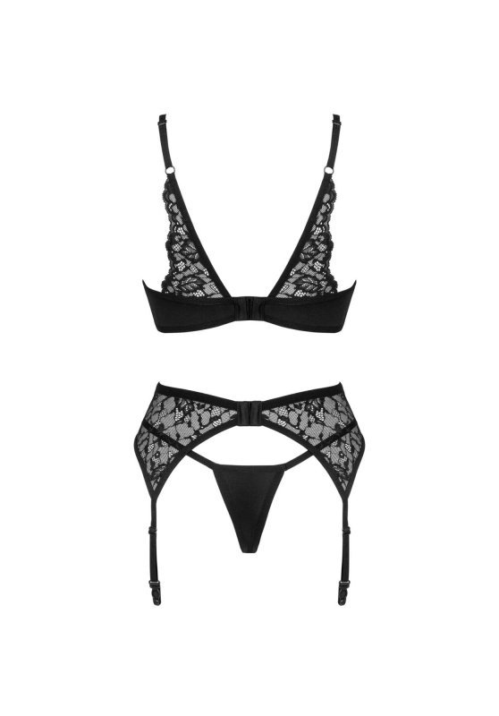 Obsessive Bellastia sexy komplet 3-częściowy M/L
