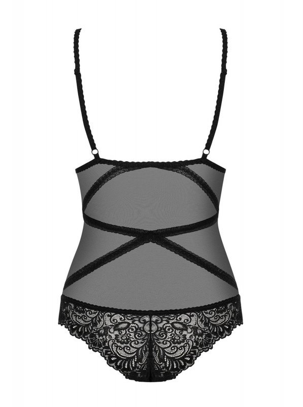 Obsessive Bondea body czarne L/XL