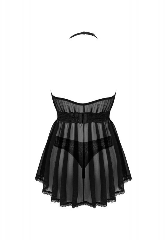Serafia prześwitująca koszulka babydoll i stringi XL/2XL