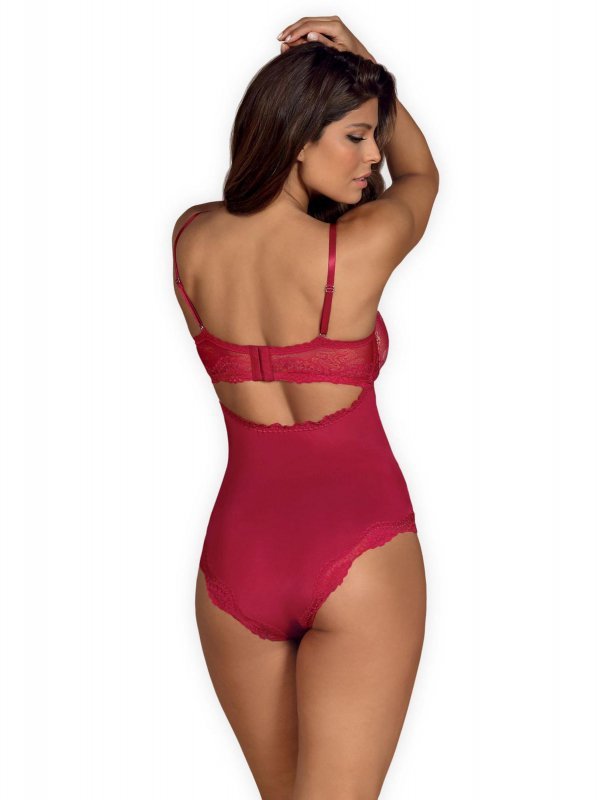 Obsessive Rosalyne body czerwone L/XL