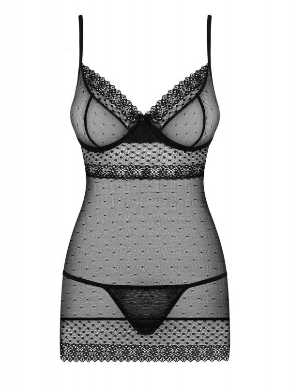 Obsessive 817-CHE-1 koszulka i stringi L/XL