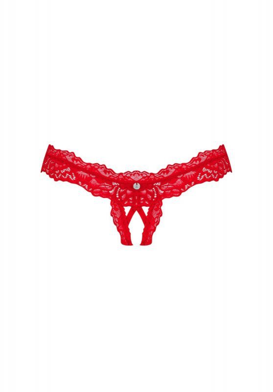 Sexy Obsessive Amor Cherris stringi z dziurką S/M