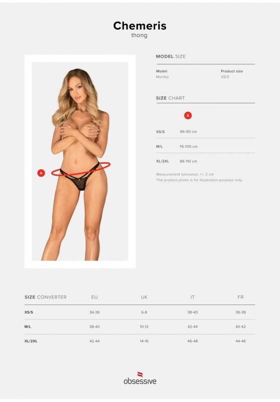 Seksowna bielizna stringi Obssesive  M/L