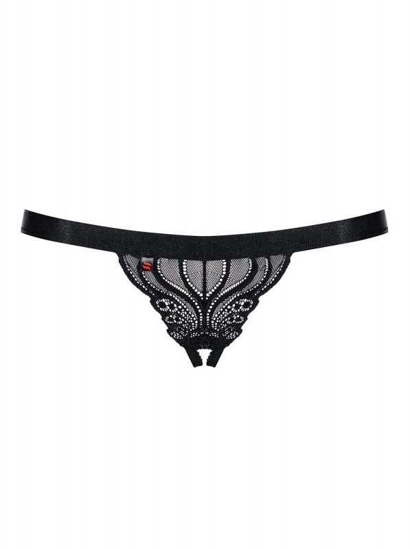Bielizna 828-THC-1 stringi otwarte  S/M