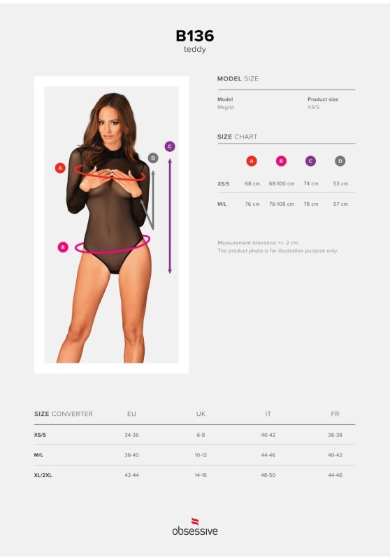 Obsessive B136 body M/L