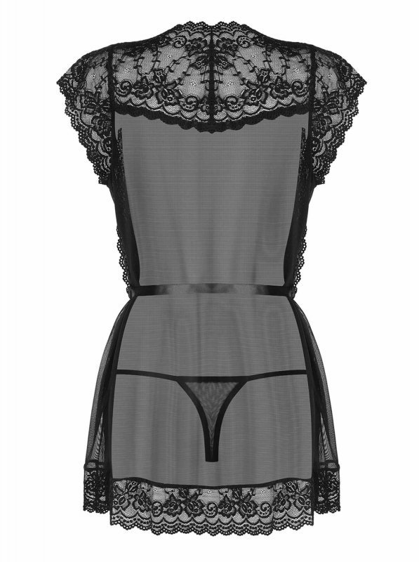 Obsessive 854-PEI-1 szlafrok i stringi  S/M