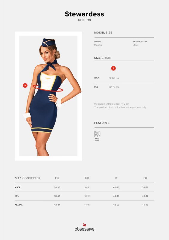 Obsessive kostium Stewardessa uniform  M/L