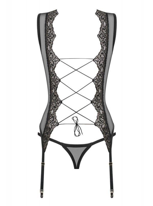 Obsessive Meshlove gorset i stringi  L/XL