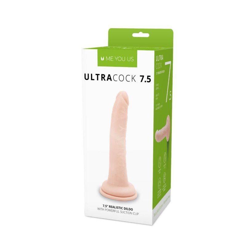 Cielisty dildo penis na przyssawce 19 cm
