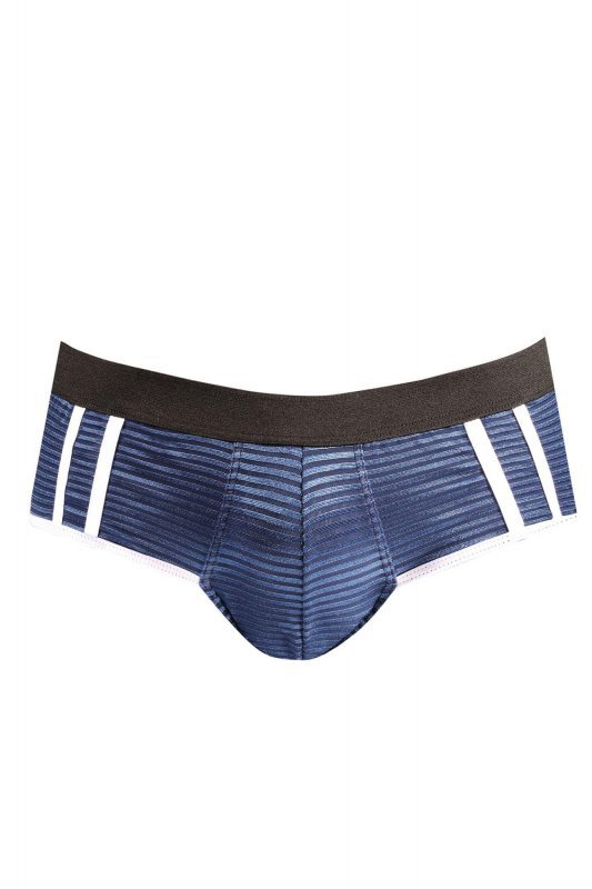 Męskie seksowne jockstrapy bokserki granatowe Naval jock bikini S