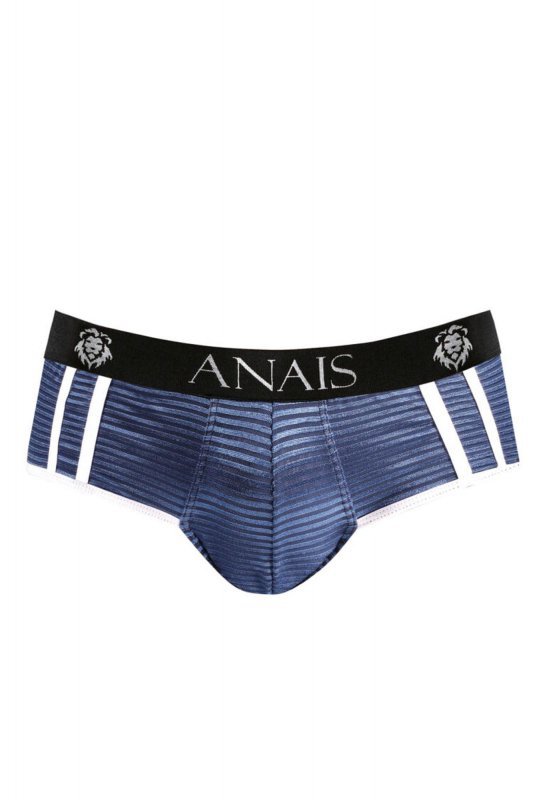 Męskie seksowne jockstrapy bokserki granatowe Naval jock bikini XXL