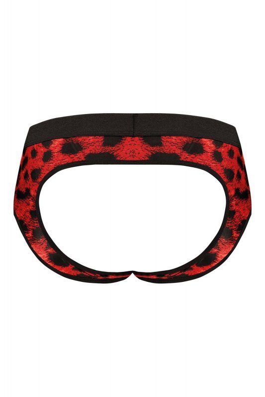 Męskie seksowne jockstrapy bokserki panterka Savage jock bikini L