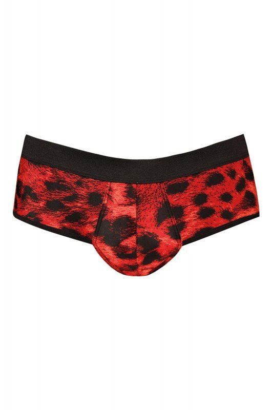 Męskie seksowne jockstrapy bokserki panterka Savage jock bikini XXL