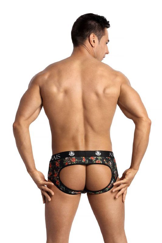 Męskie jockstrapy majtki odkryte pośladki Power Jock bikini XXXL