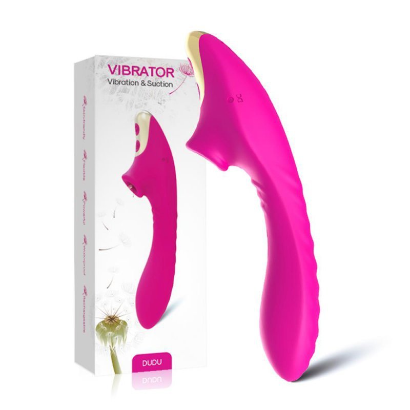 Wibrator stymulator punktu g ssący łechtaczkę róż
