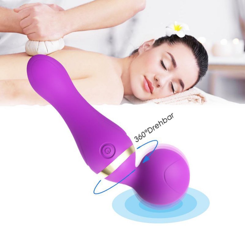 Wibrujący sex masażer różdżka wand fioletowy