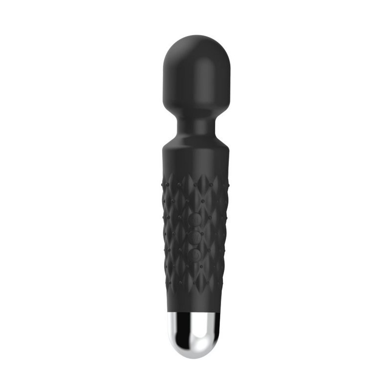 Masażer wibrujący różdżka wand stymulator czarny