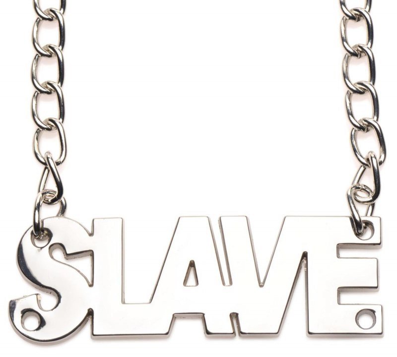 Klamerki na sutki z napisem slave niewolnica