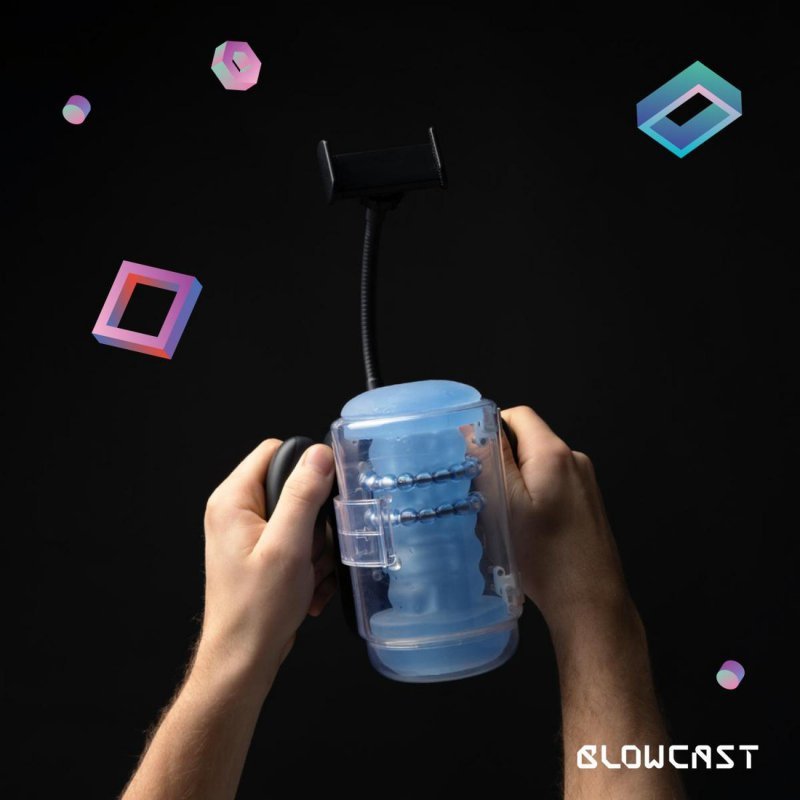 Automatyczny masturbator z uchwytem na smartfon Blowcast  Wingman Plus