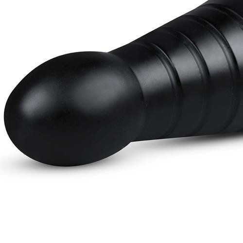Mega duży prążkowany korek analny stożek plug dawca orgazmów