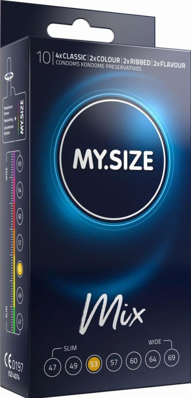 Prezerwatywy My.Size mix 53 mm - 10szt.