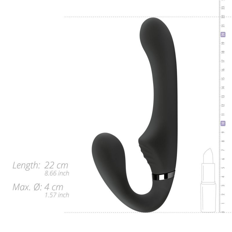 No-Parts - Avery strapless Strapon vibrating dildo - 22 cm