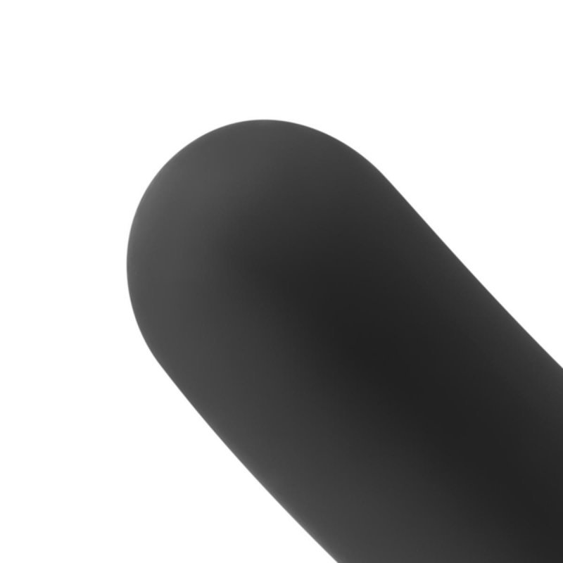 Czarne dildo do Strapon gładki penis na przyssawce 13,5 cm